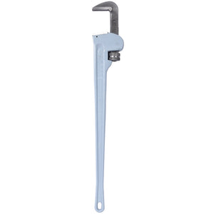 English Elm 48 Inch Aluminum Pipe Wrench Lightweight I-beam Handle Forged Jaw Plumbing Tool W465P203954