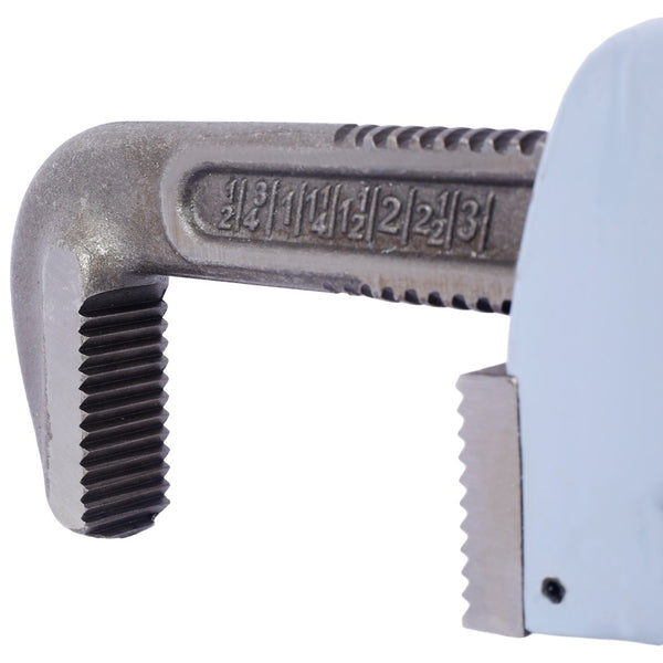 English Elm 4pcs Aluminum Pipe Wrench Set Lightweight Forged Jaw Plumbing Tool Kit W465P203958