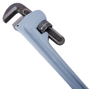 English Elm 4pcs Aluminum Pipe Wrench Set Lightweight Forged Jaw Plumbing Tool Kit W465P203958