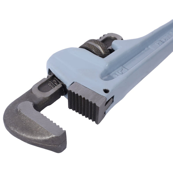 English Elm 4pcs Aluminum Pipe Wrench Set Lightweight Forged Jaw Plumbing Tool Kit W465P203958