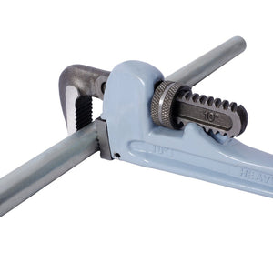 English Elm 4pcs Aluminum Pipe Wrench Set Lightweight Forged Jaw Plumbing Tool Kit W465P203958