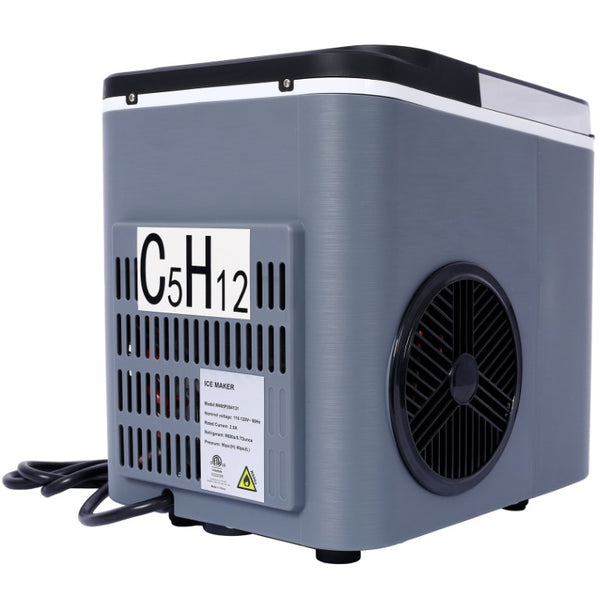 English Elm Ice Maker Countertop Portable Machine 26 Lbs Daily Output Self Cleaning Compact W465P204131