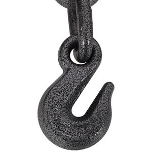 English Elm Heavy Duty Steel Ratchet Binders 4 Pack with G70 Hooks and 5400 Lb Load Rating Black W465P205423