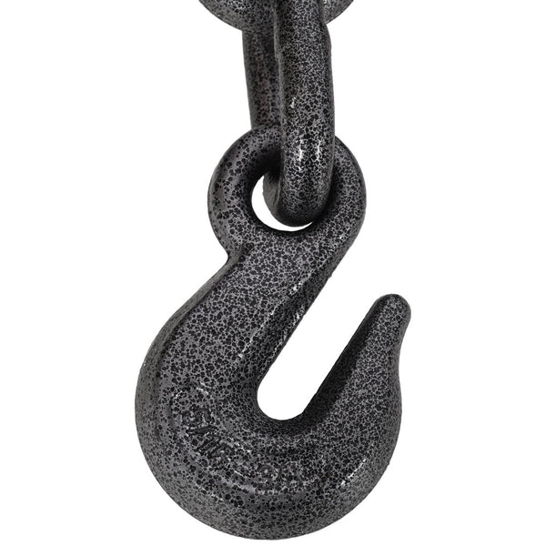 English Elm Heavy Duty Steel Ratchet Binders 4 Pack with G70 Hooks and 5400 Lb Load Rating Black W465P205423