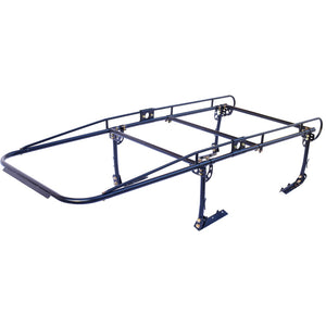 English Elm 1000 Lb Steel Pickup Truck Rack for Lumber Ladders Pipe with Cab Overhang Guard W465P206482