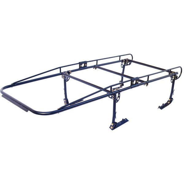 English Elm 1000 Lb Steel Pickup Truck Rack for Lumber Ladders Pipe with Cab Overhang Guard W465P206482