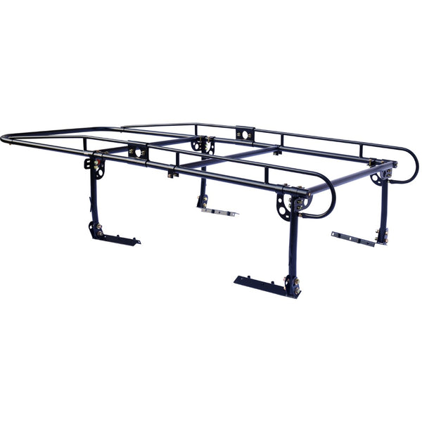 English Elm 1000 Lb Steel Pickup Truck Rack for Lumber Ladders Pipe with Cab Overhang Guard W465P206482