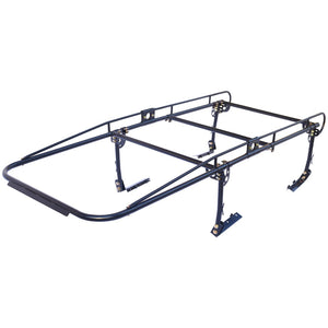 English Elm 1000 Lb Steel Pickup Truck Rack for Lumber Ladders Pipe with Cab Overhang Guard W465P206482