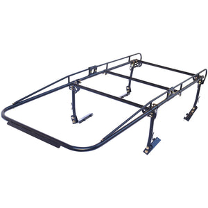 English Elm 1000 Lb Steel Pickup Truck Rack for Lumber Ladders Pipe with Cab Overhang Guard W465P206482