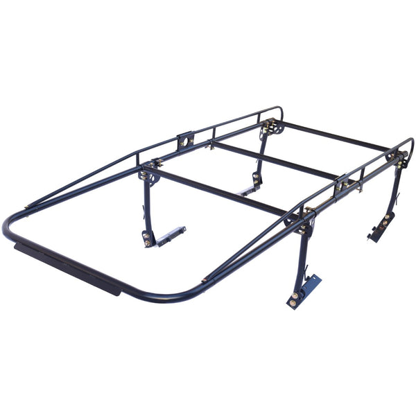 English Elm 1000 Lb Steel Pickup Truck Rack for Lumber Ladders Pipe with Cab Overhang Guard W465P206482