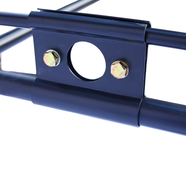 English Elm 1000 Lb Steel Pickup Truck Rack for Lumber Ladders Pipe with Cab Overhang Guard W465P206482