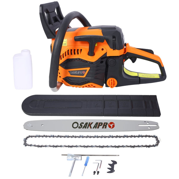 English Elm 62cc Gas Chainsaw with 22 Inch Bar for Land Clearing and Heavy Timber Work W465P209767