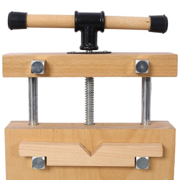 English Elm Woodworking Bench Vise Portable Beech Surface with Quick Release Handle and Limit Blocks W465P210780