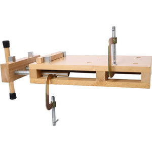 English Elm Woodworking Bench Vise Portable Beech Surface with Quick Release Handle and Limit Blocks W465P210780