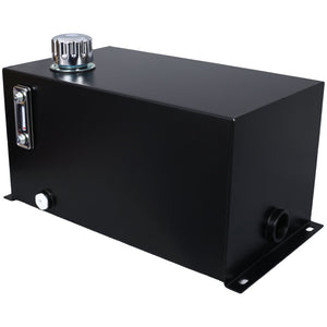 English Elm Hydraulic Steel Reservoir 10 Gallon Heavy Duty Tank with Filter Gauge Breather Mount W465P214655