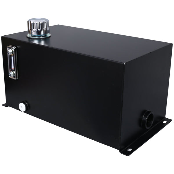 English Elm Hydraulic Steel Reservoir 10 Gallon Heavy Duty Tank with Filter Gauge Breather Mount W465P214655