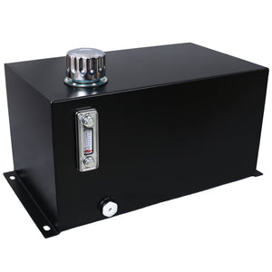 English Elm Hydraulic Steel Reservoir 10 Gallon Heavy Duty Tank with Filter Gauge Breather Mount W465P214655