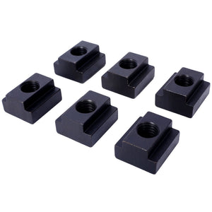 English Elm 58pc Heat Treated Tool Steel Milling Clamping Kit with Step Blocks Studs and T-nuts Red W465P215022