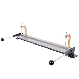 English Elm 30" Sheet Metal Brake 17-gauge Bending Tool with Dual Clamps for Shop or Job Site W465P220191