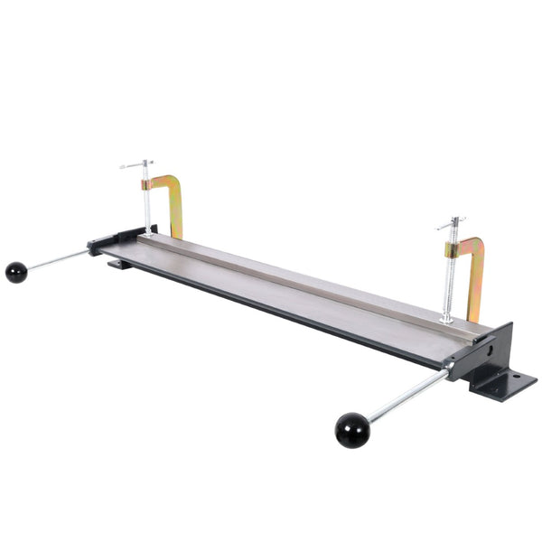English Elm 30" Sheet Metal Brake 17-gauge Bending Tool with Dual Clamps for Shop or Job Site W465P220191