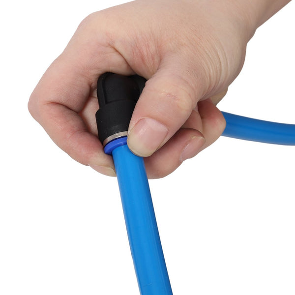 English Elm Air Piping System with Flexible Tpee Tubing Push Connect Fittings for Workshop Use W465P220504