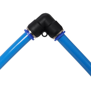 English Elm Air Piping System with Flexible Tpee Tubing Push Connect Fittings for Workshop Use W465P220504