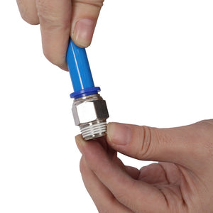 English Elm Air Piping System with Flexible Tpee Tubing Push Connect Fittings for Workshop Use W465P220504
