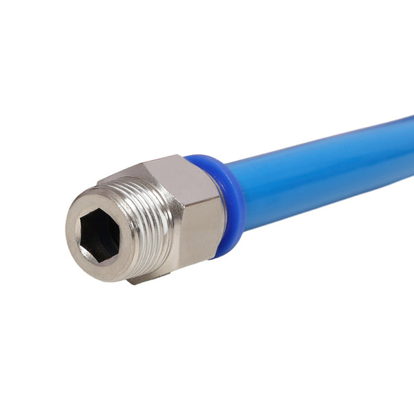 English Elm Air Piping System with Flexible Tpee Tubing Push Connect Fittings for Workshop Use W465P220504