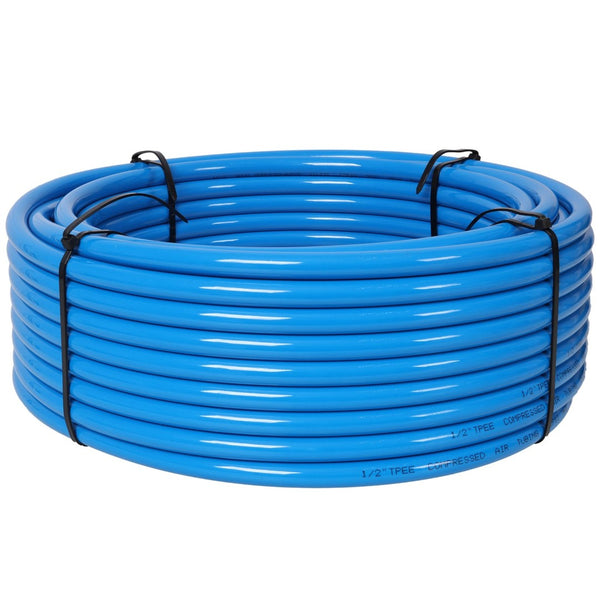 English Elm Air Piping System with Flexible Tpee Tubing Push Connect Fittings for Workshop Use W465P220504