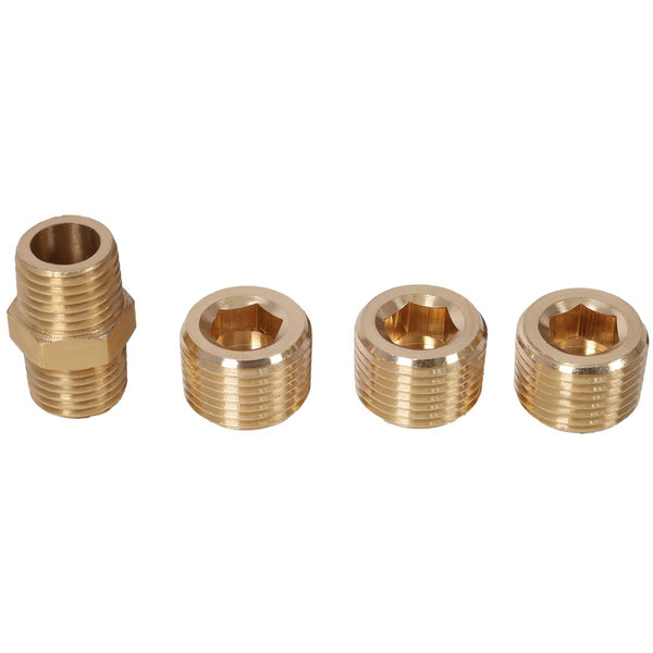 English Elm Air Piping System with Flexible Tpee Tubing Push Connect Fittings for Workshop Use W465P220504