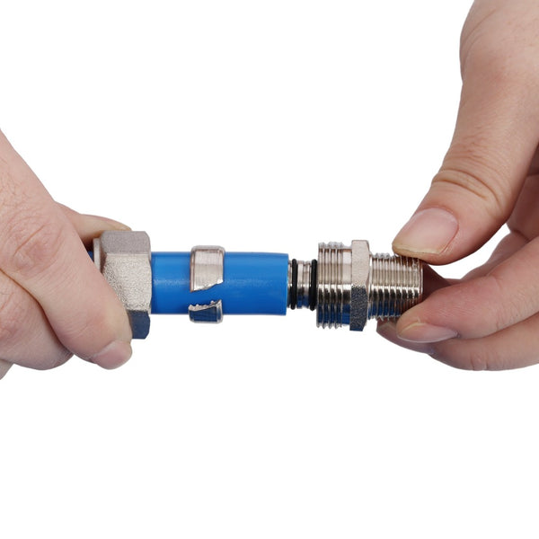 English Elm 1/2" Pex-al-pex Air Compressor Piping Kit 200 Ft with Brass Fittings for Shops W465P220510