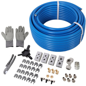 English Elm 1/2" X 100ft Pex-al-pex Compressed Air Piping Kit for Shops Garages Studios W465P220515