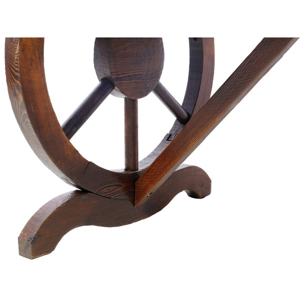 English Elm Outdoor Rustic Fir Wood Two Person Bench with Wagon Wheel Legs for Porch or Garden W465P222623