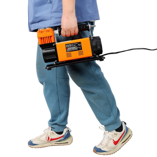 English Elm 12V Heavy Duty Tire Inflator 150 PSI with 26 Foot Hose for Trucks SUVs and RVs W465P229059