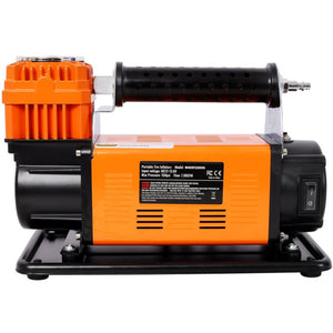 English Elm 12V Heavy Duty Tire Inflator 150 PSI with 26 Foot Hose for Trucks SUVs and RVs W465P229059