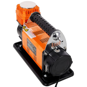 English Elm 12V Heavy Duty Tire Inflator 150 PSI with 26 Foot Hose for Trucks SUVs and RVs W465P229059