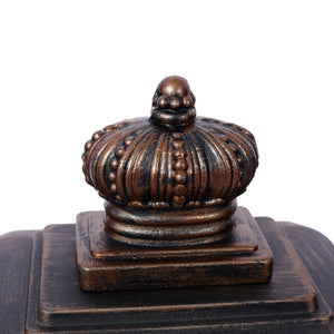 English Elm Mailboxs Cast Aluminum Floor Postbox Roman Column Statue Garden Rainproof Large Capacity Bronze W465P230045