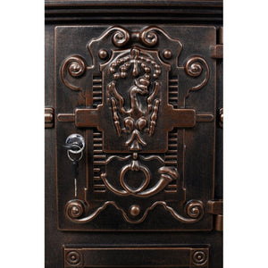 English Elm Mailboxs Cast Aluminum Floor Postbox Roman Column Statue Garden Rainproof Large Capacity Bronze W465P230045