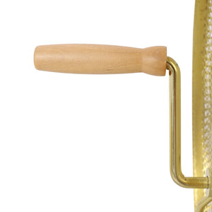 English Elm Raffle Drum Brass Plated Steel Cage Holds 10000 Tickets Wooden Handle Drawing Wheel W465P234498