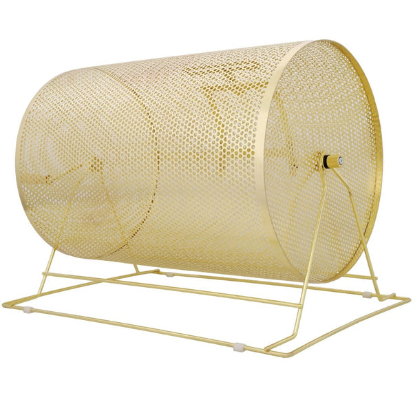 English Elm Raffle Drum Brass Plated Steel Cage Holds 10000 Tickets Wooden Handle Drawing Wheel W465P234498