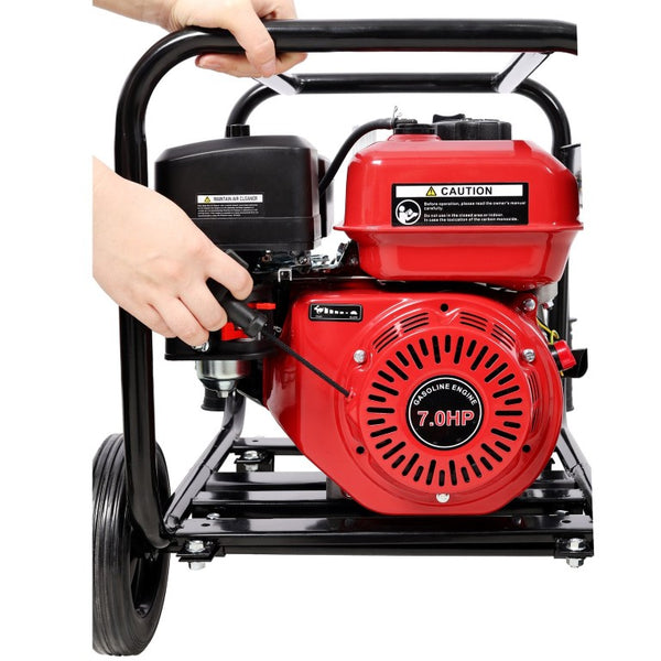 English Elm Gas Powered Water Pump 7HP 212Cc Four Stroke 264 GPM Flood Control Kit W465P236914