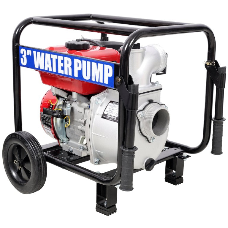 English Elm Gas Powered Water Pump 7HP 212Cc Four Stroke 264 GPM Flood Control Kit W465P236914
