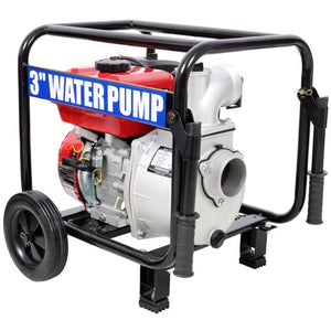 English Elm Gas Powered Water Pump 7HP 212Cc Four Stroke 264 GPM Flood Control Kit W465P236914