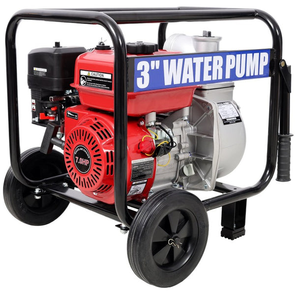 English Elm Gas Powered Water Pump 7HP 212Cc Four Stroke 264 GPM Flood Control Kit W465P236914