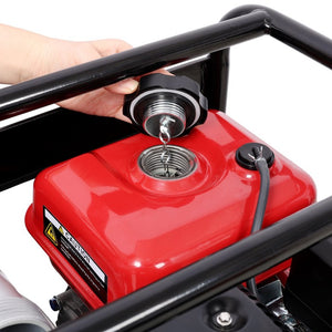 English Elm Gas Powered Water Pump 7HP 212Cc Four Stroke 264 GPM Flood Control Kit W465P236914