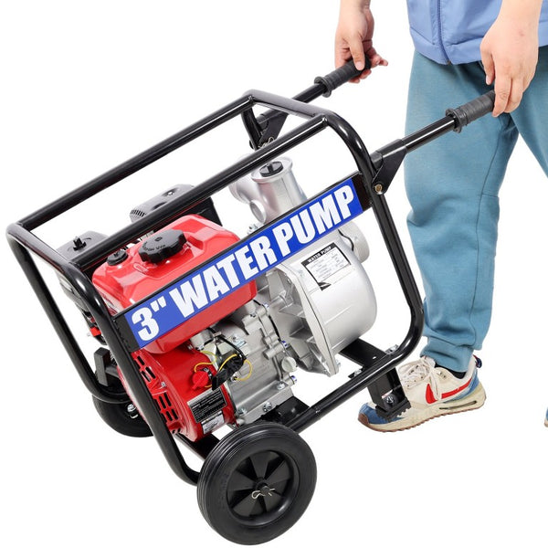 English Elm Gas Powered Water Pump 7HP 212Cc Four Stroke 264 GPM Flood Control Kit W465P236914