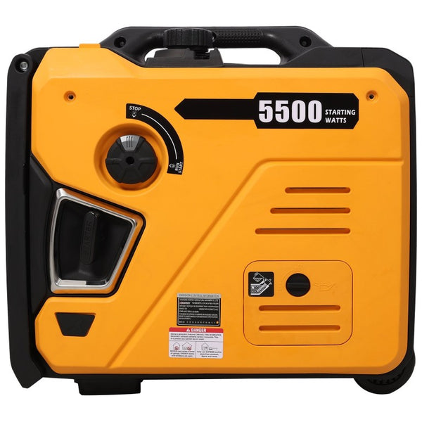 English Elm Super Quiet 5500W Inverter Generator Portable with Remote Electric and Recoil Start W465P236920