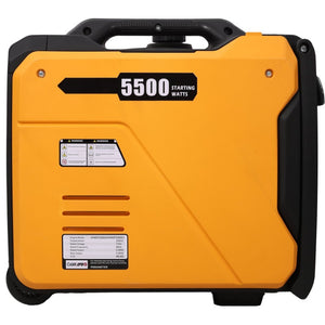 English Elm Super Quiet 5500W Inverter Generator Portable with Remote Electric and Recoil Start W465P236920
