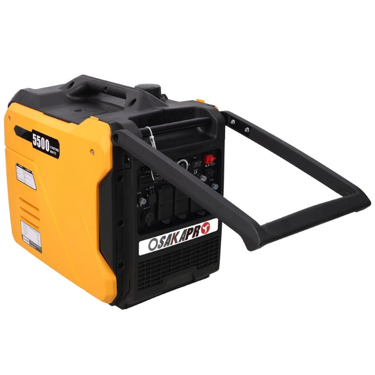 English Elm Super Quiet 5500W Inverter Generator Portable with Remote Electric and Recoil Start W465P236920