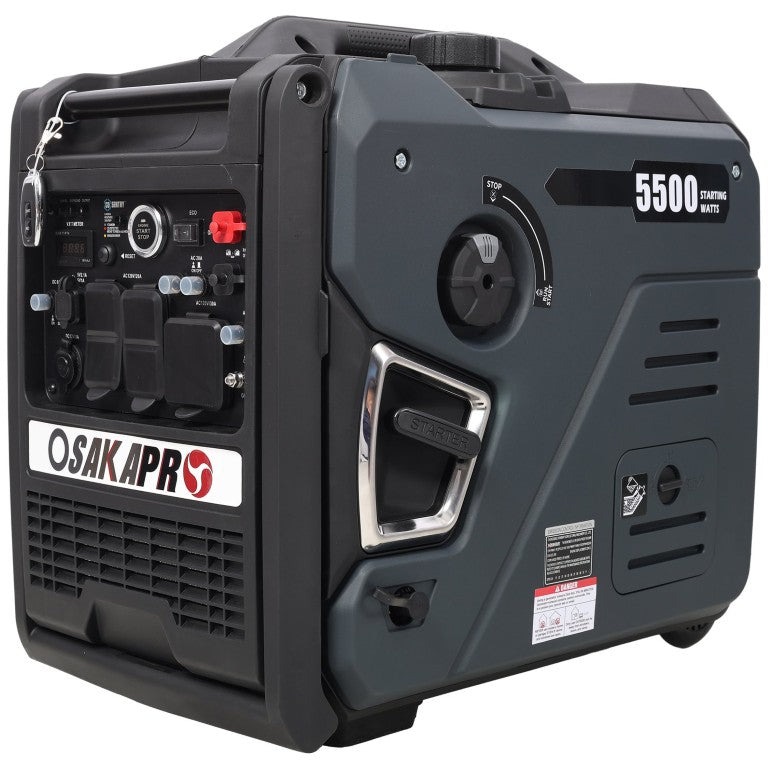 English Elm Super Quiet 5500W Dual Fuel Inverter Generator with CO Sensor and Remote Start W465P236921